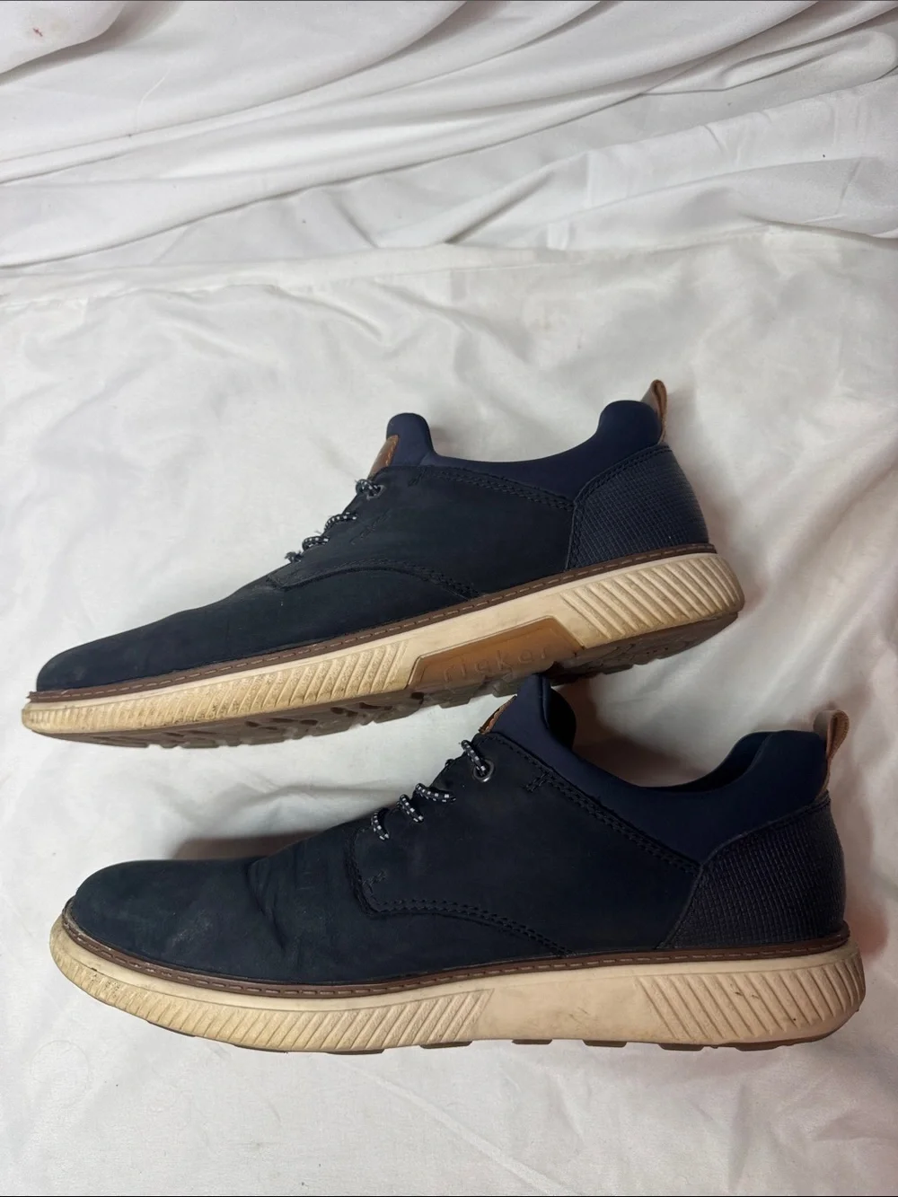 Rieker Men’s Navy Casual Lace-Up Shoes. Size44 (10.5/11).